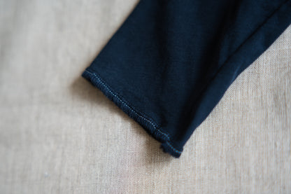 Premium Cotton Crew neck Long-Sleeved T/Navy