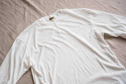 Premium Cotton Crew neck Half-Sleeved T/Fresh White