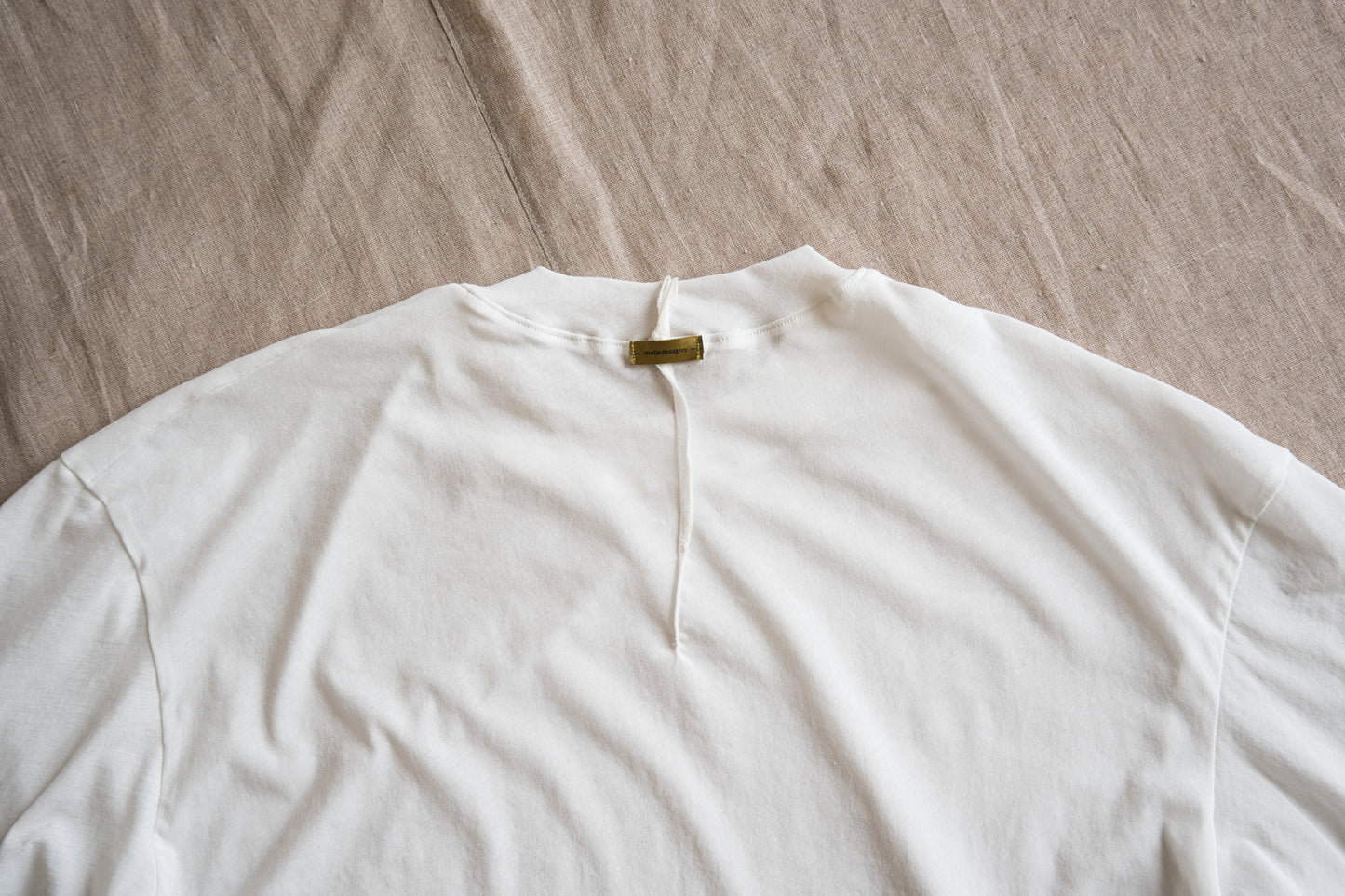 Premium Cotton Crew neck Half-Sleeved T/Fresh White