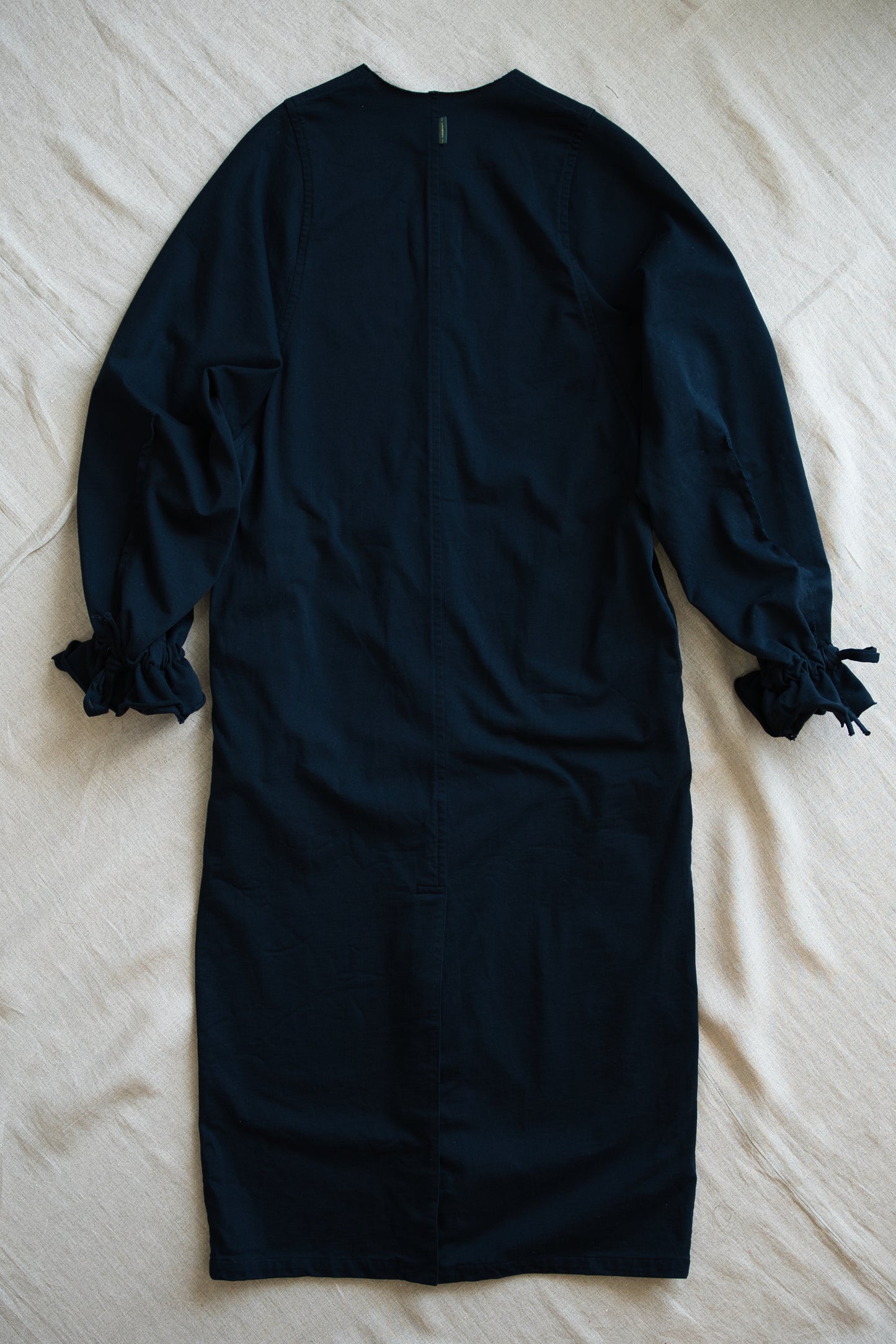 ギャザースリーブドレスコート/Gathered Sleeve Dress Coat/Midnight Navy