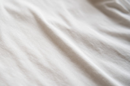 Premium Cotton Crew neck Long-Sleeved T/Fresh White