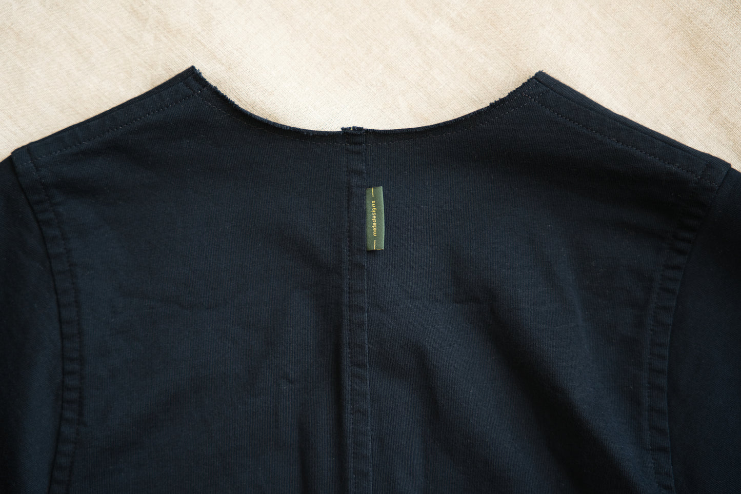 ギャザースリーブドレスコート/Gathered Sleeve Dress Coat/Midnight Navy