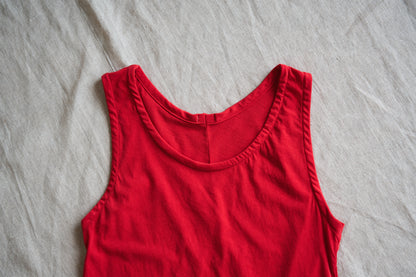 Premium Cotton Tank-Top/Red