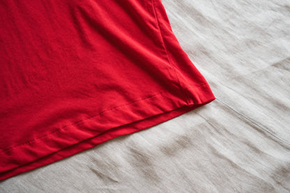Premium Cotton Crew neck Half-Sleeved T/Red