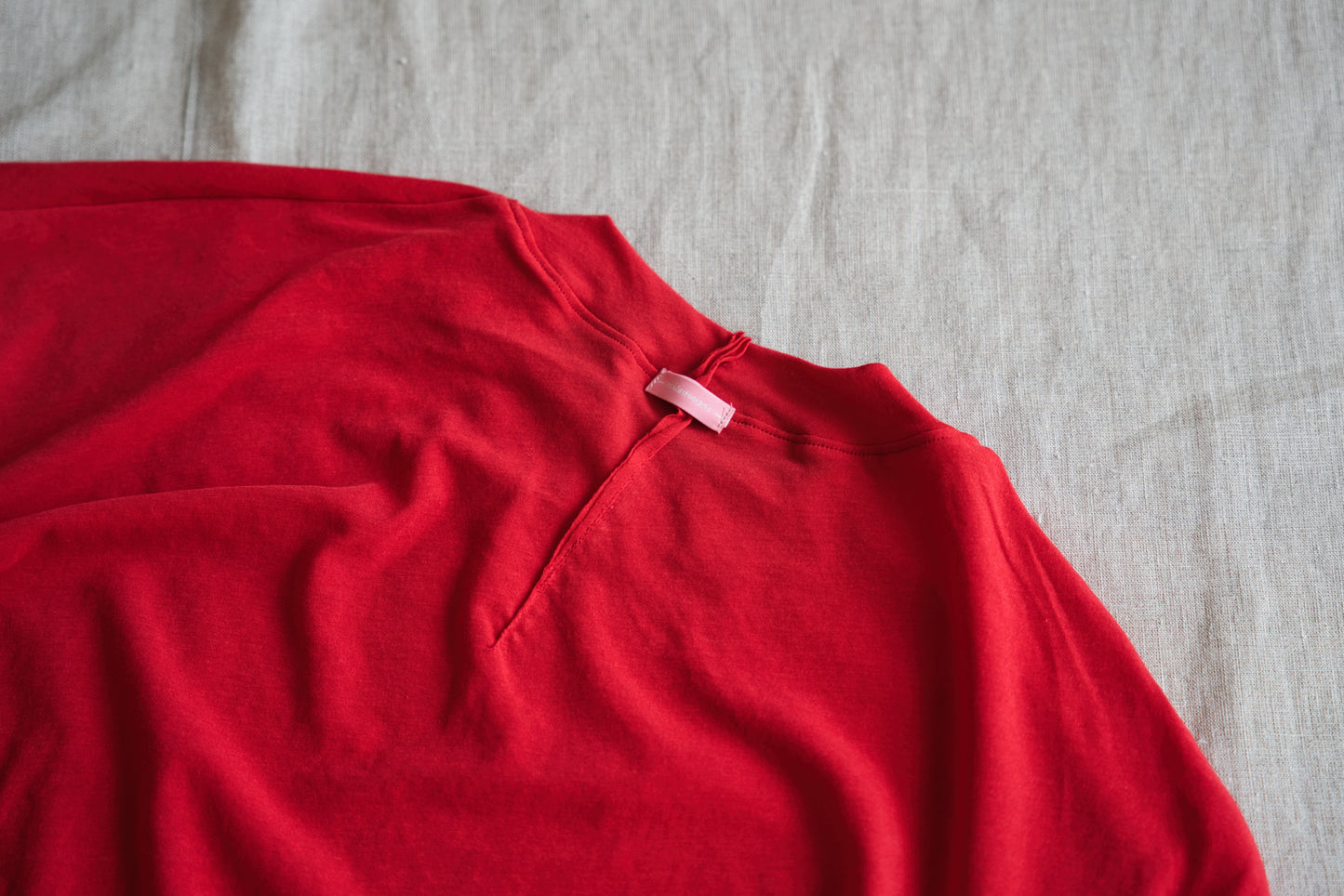 Premium Cotton Crew neck Half-Sleeved T/Red