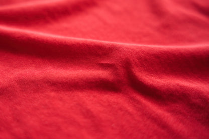 Premium Cotton Crew neck Half-Sleeved T/Red
