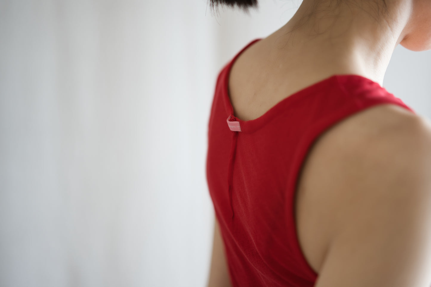 Premium Cotton Tank-Top/Red