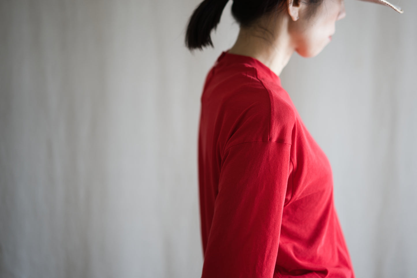 Premium Cotton Crew neck Half-Sleeved T/Red