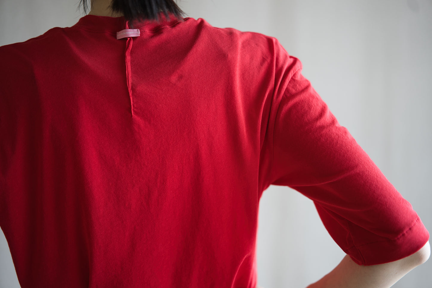 Premium Cotton Crew neck Half-Sleeved T/Red