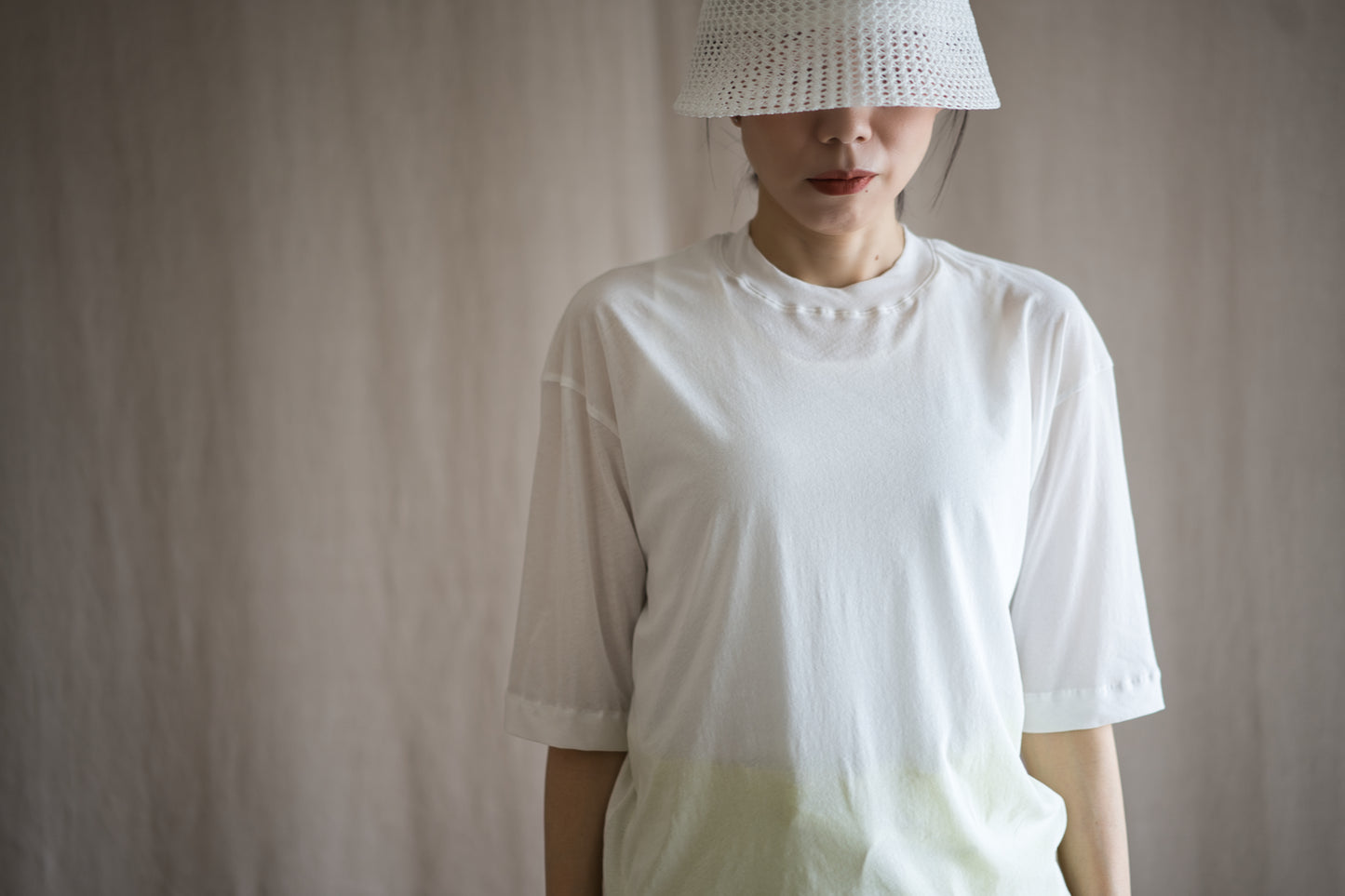 Premium Cotton Crew neck Half-Sleeved T/Fresh White