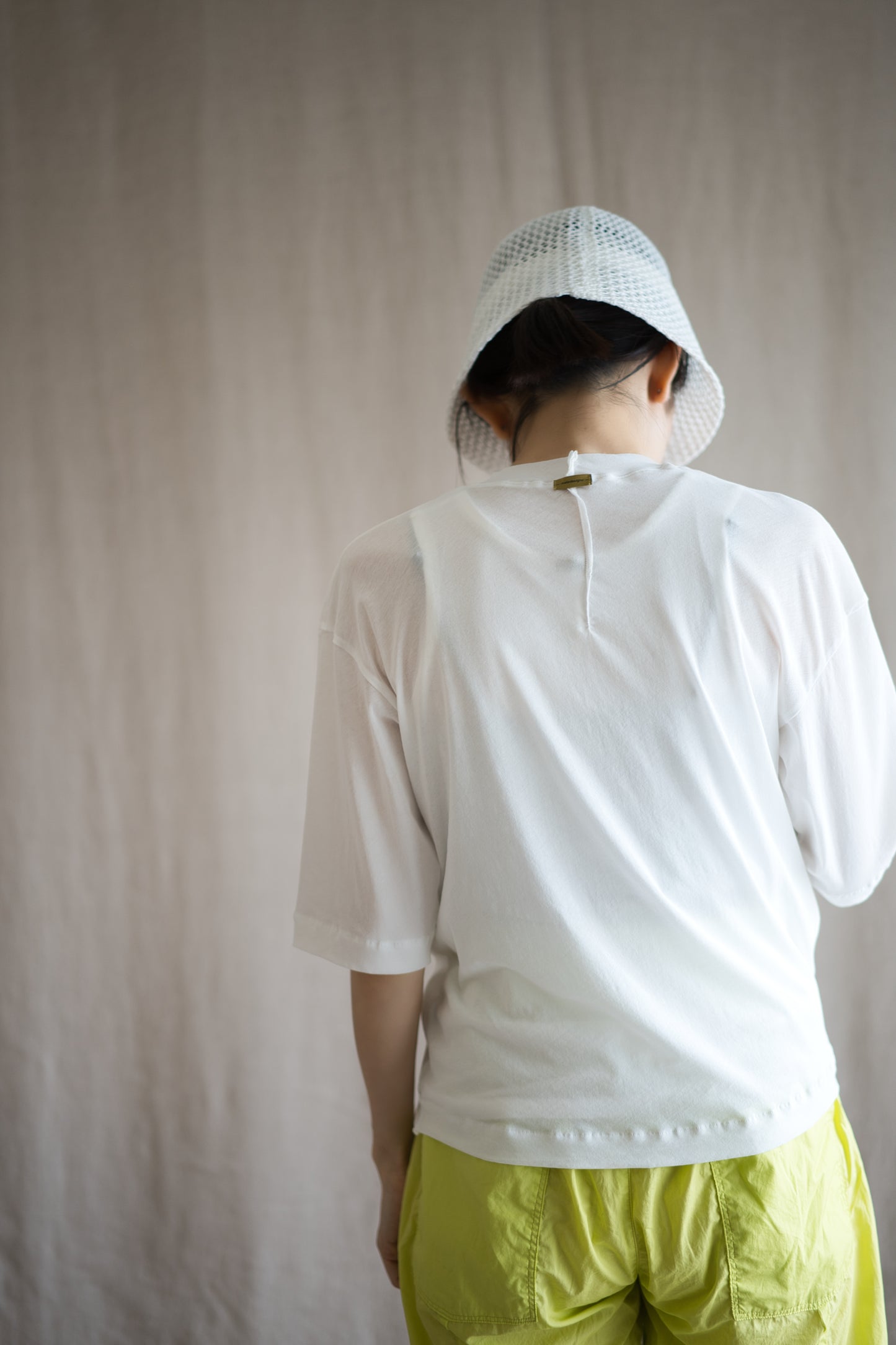 Premium Cotton Crew neck Half-Sleeved T/Fresh White