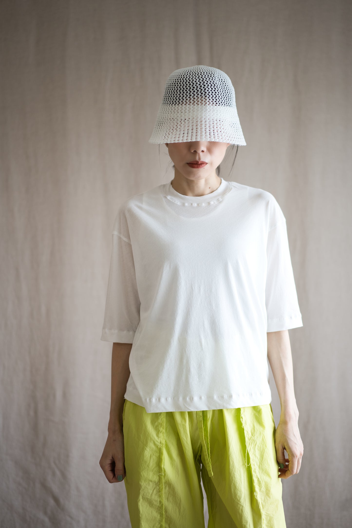 Premium Cotton Crew neck Half-Sleeved T/Fresh White