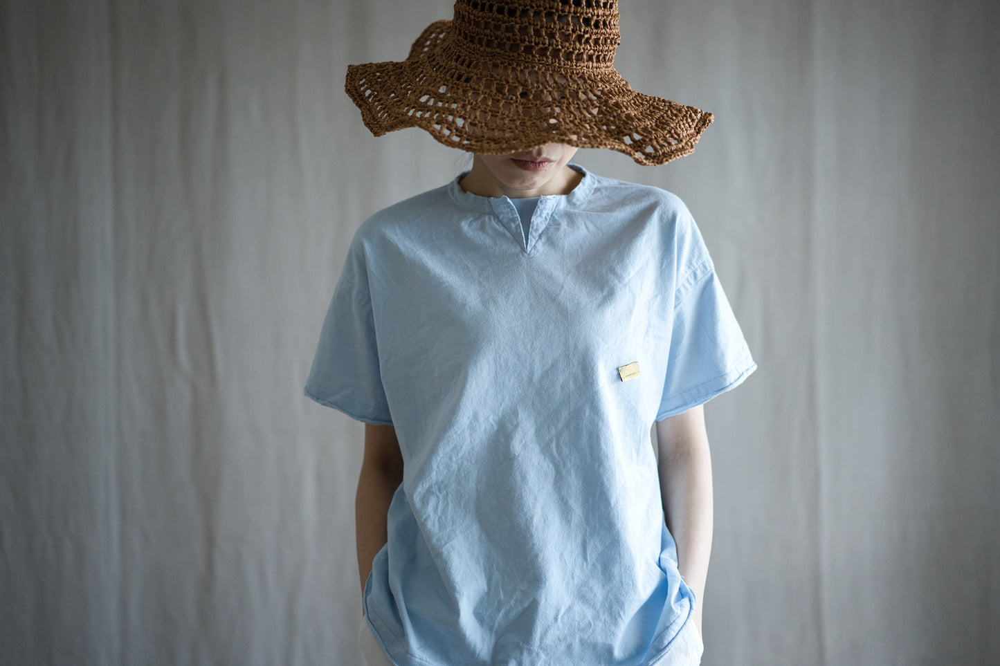 ヴィンテージカットソー/Vintage cut and sewn/Light blue