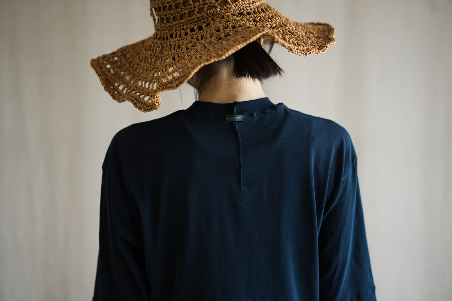 Premium Cotton Crew neck Half-Sleeved T/Navy