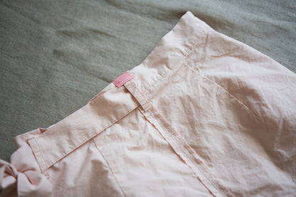 高密度コットンラップスカート/High-density cotton wrap skirt/Clam pink