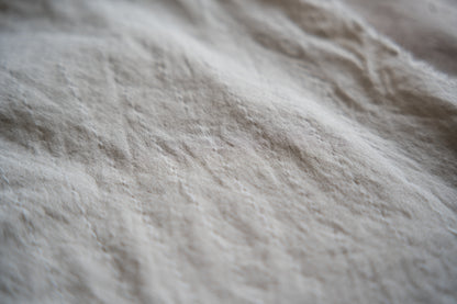 Linen Rayon Pinstripes Sleeveless/Ecru(White Pins)