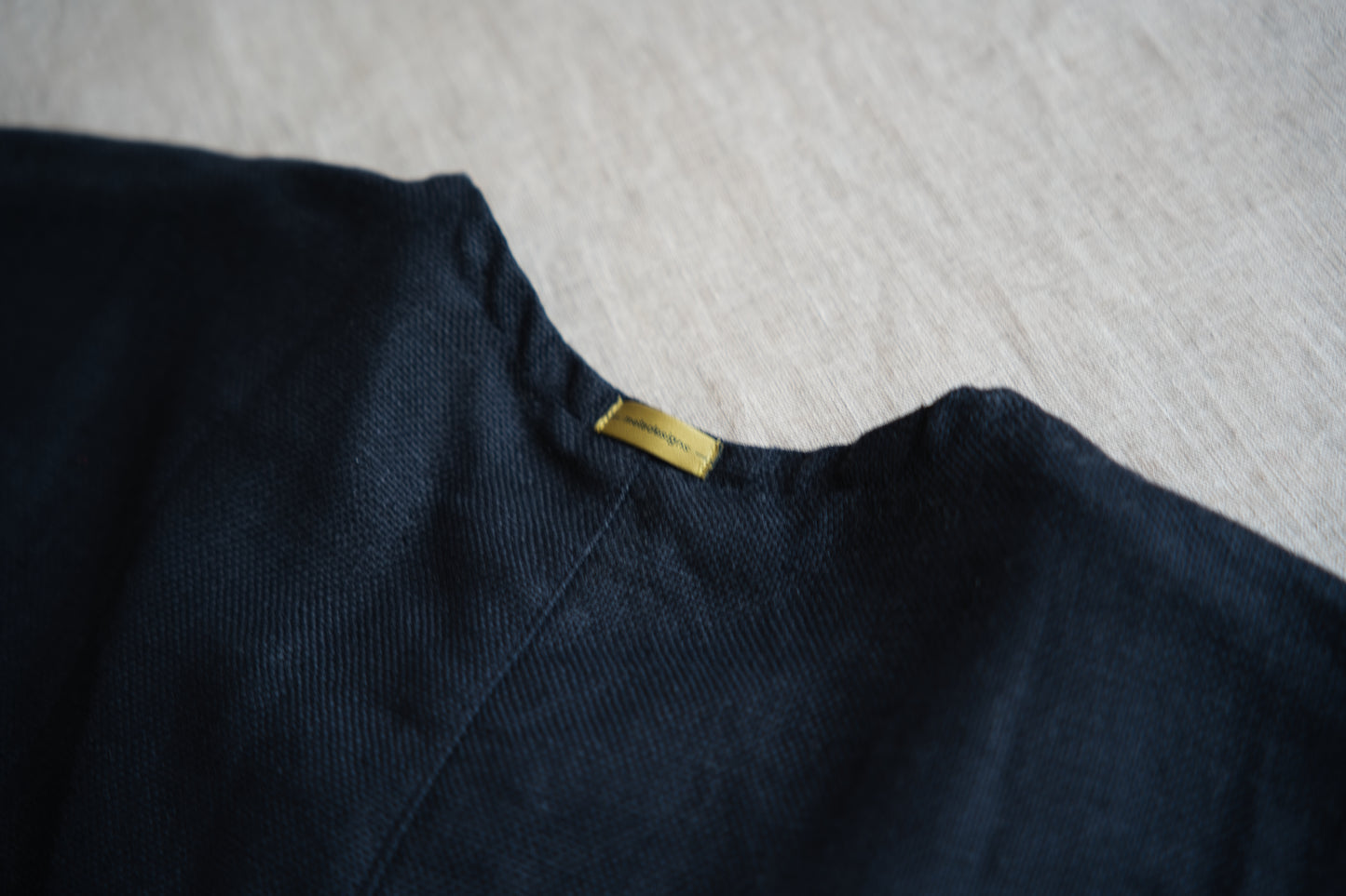 Oxford Linen Fringe Dress/Night Navy