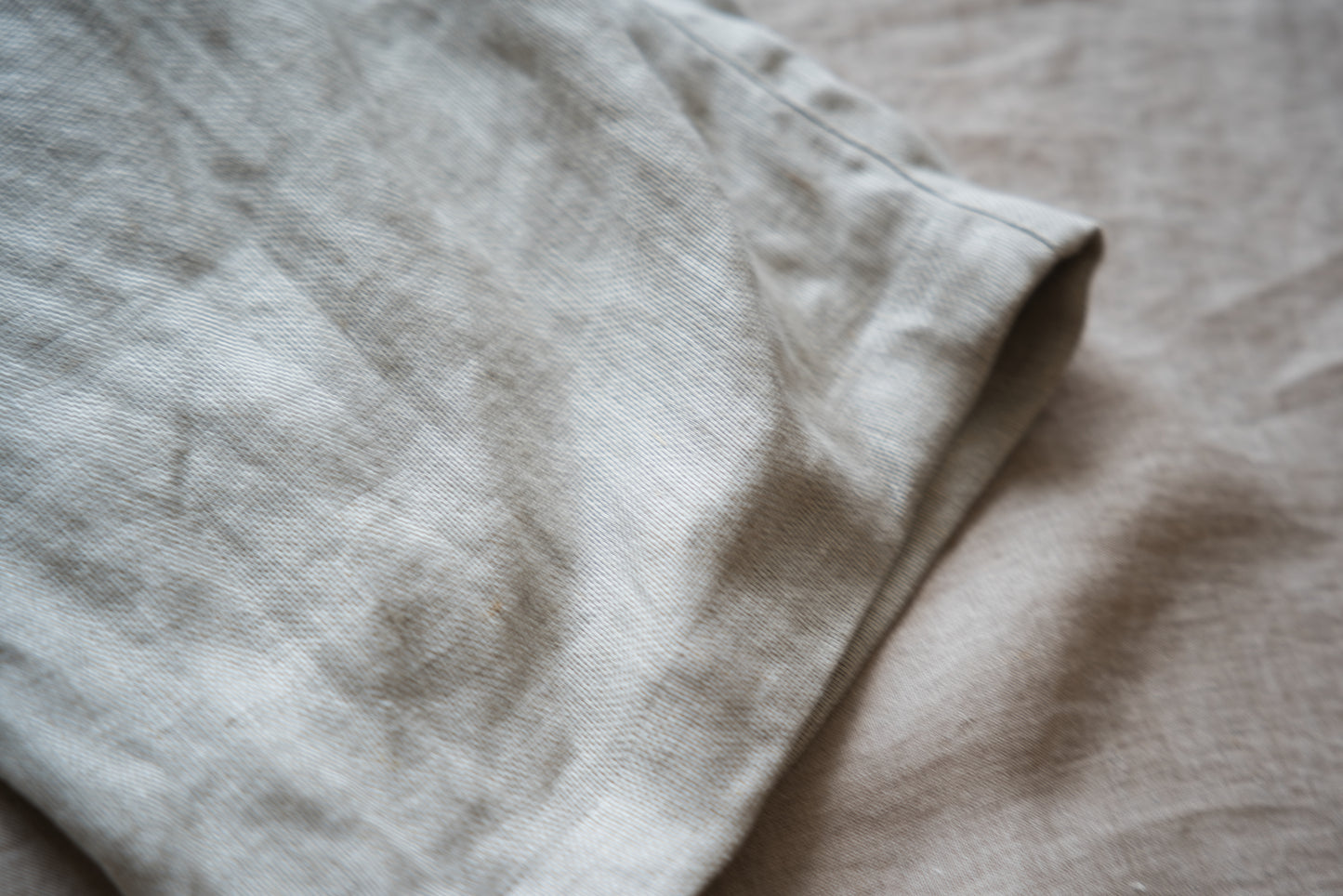 Oxford Linen Wide Pants/Ecru