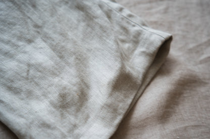Oxford Linen Wide Pants/Ecru