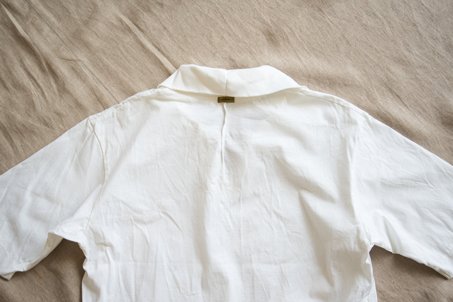 Prime Cotton V-neck Polo/White