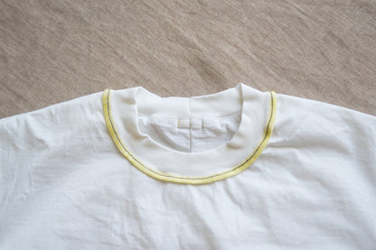 Prime Cotton Rim Regular T/White