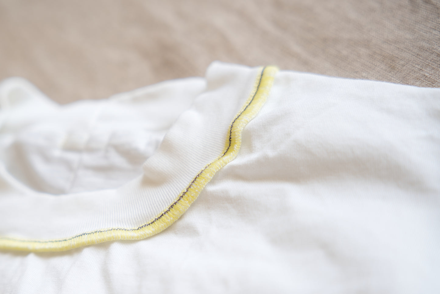 Prime Cotton Rim Regular T/White