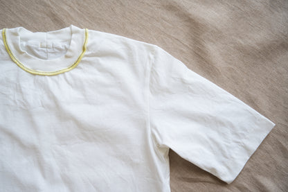 Prime Cotton Rim Regular T/White