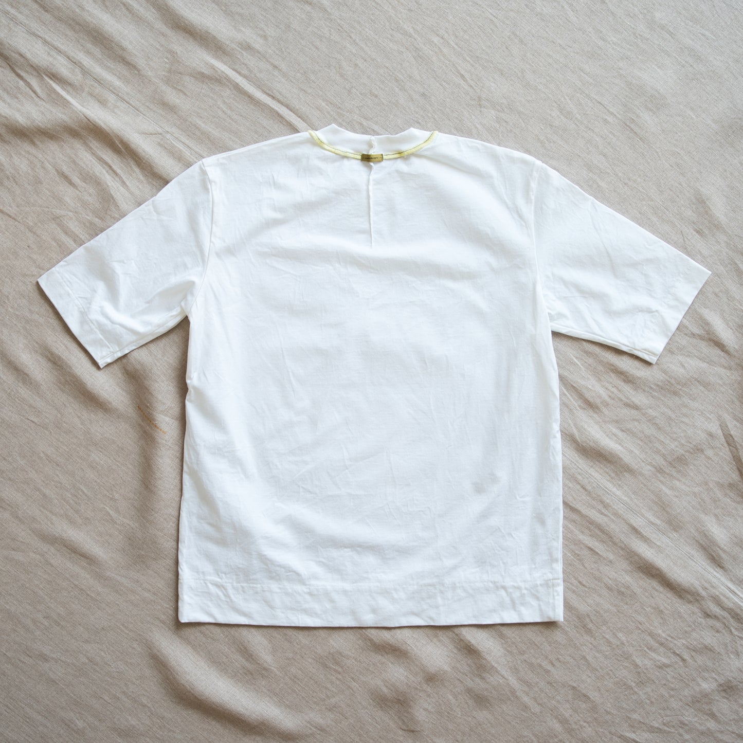 Prime Cotton Rim Regular T/White