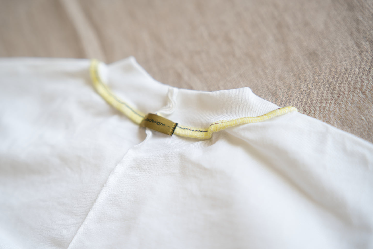 Prime Cotton Rim Regular T/White