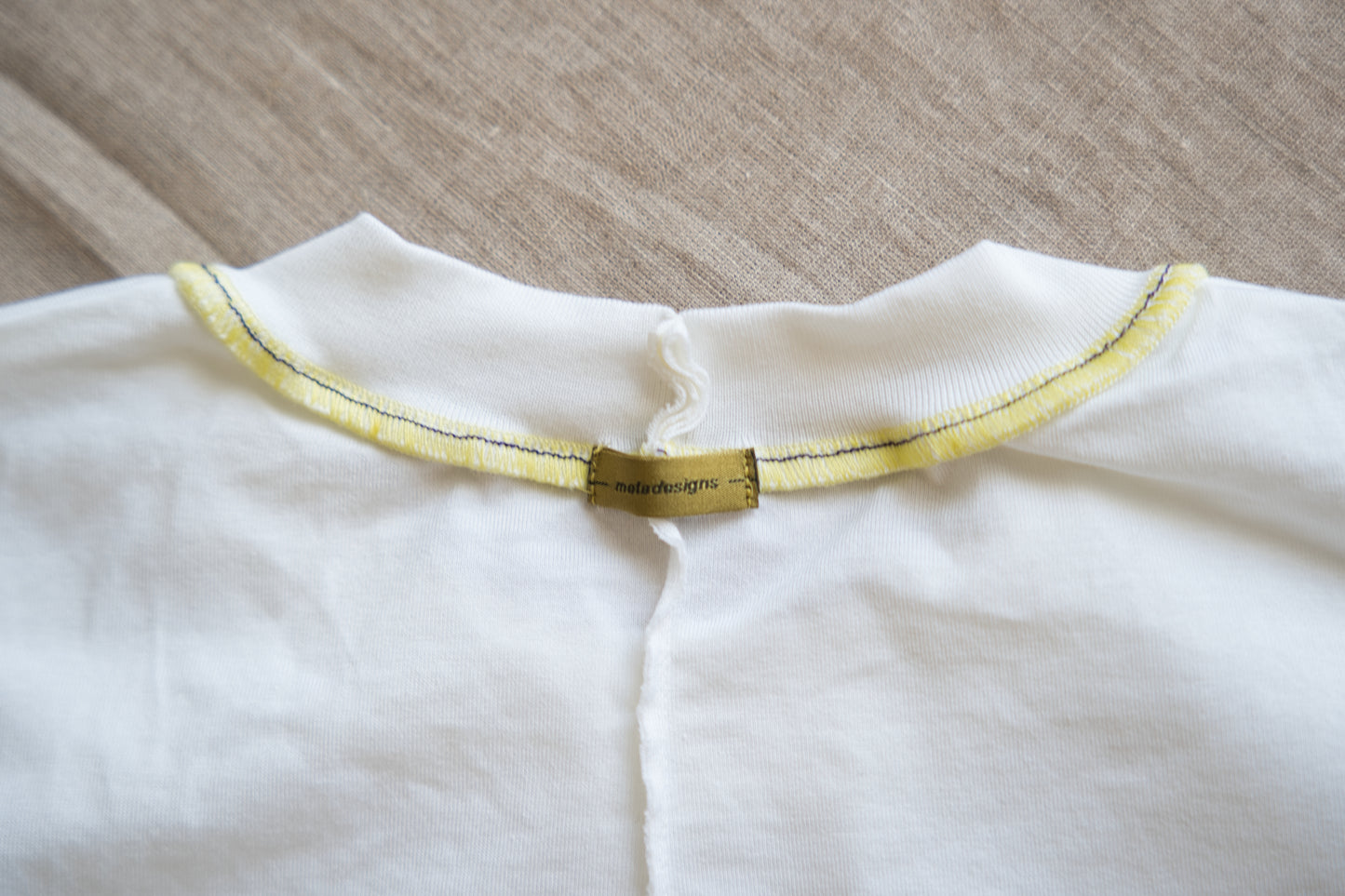 Prime Cotton Rim Regular T/White