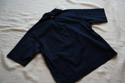 Prime Cotton V-neck Polo/Navy