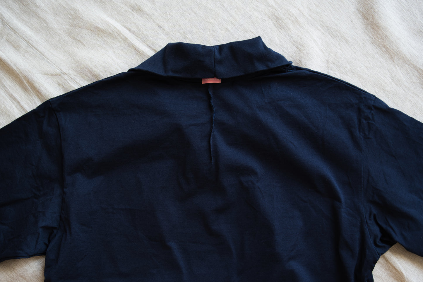 Prime Cotton V-neck Polo/Navy