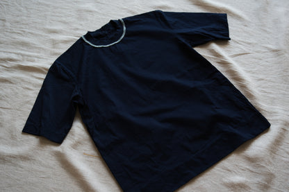 Prime Cotton Rim Regular T/Navy
