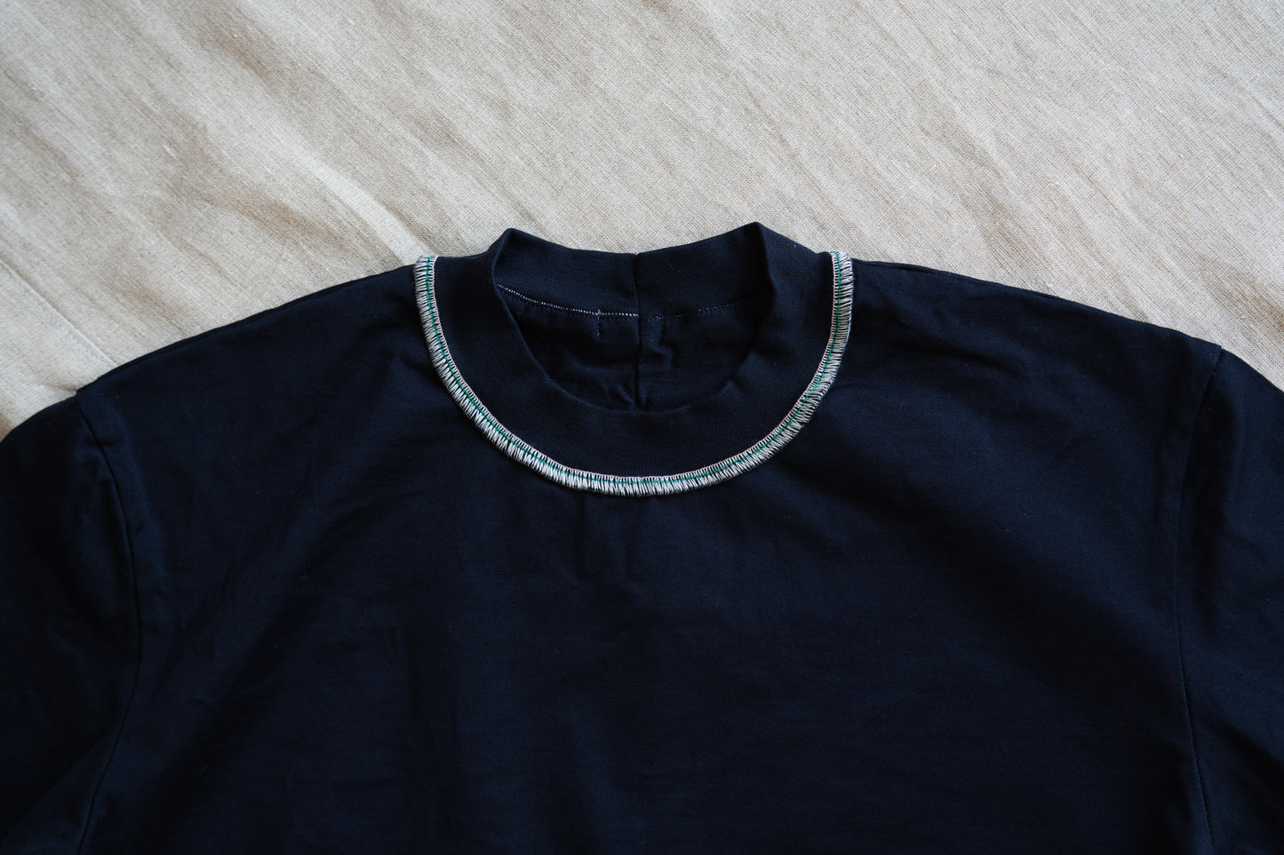 Prime Cotton Rim Regular T/Navy
