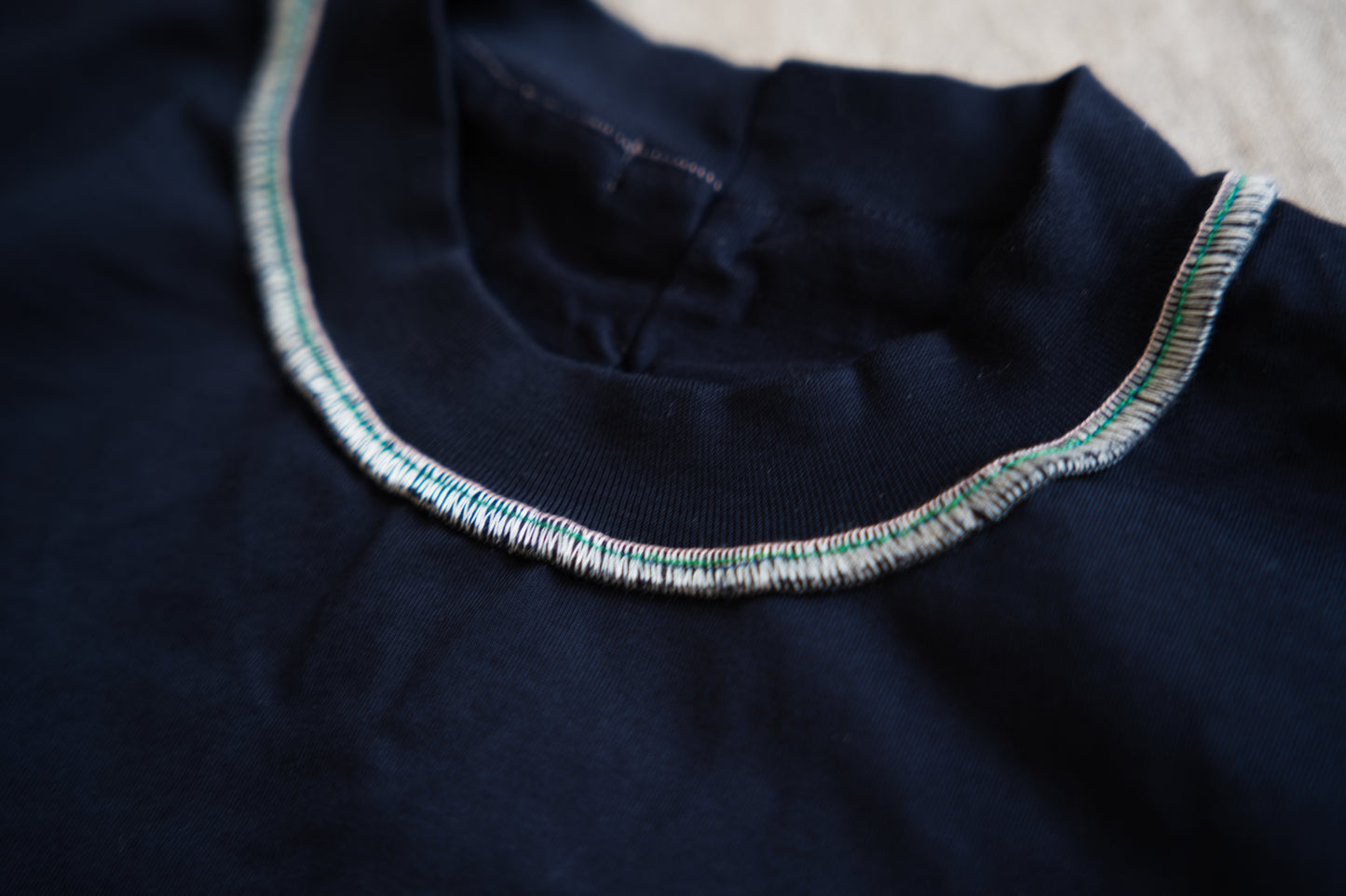 Prime Cotton Rim Regular T/Navy