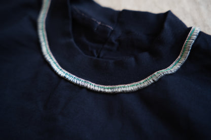 Prime Cotton Rim Regular T/Navy