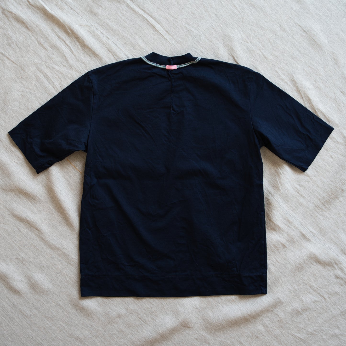 Prime Cotton Rim Regular T/Navy