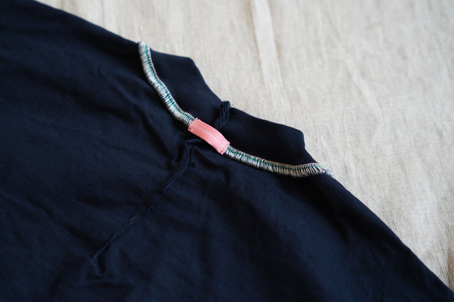 Prime Cotton Rim Regular T/Navy