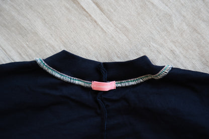 Prime Cotton Rim Regular T/Navy