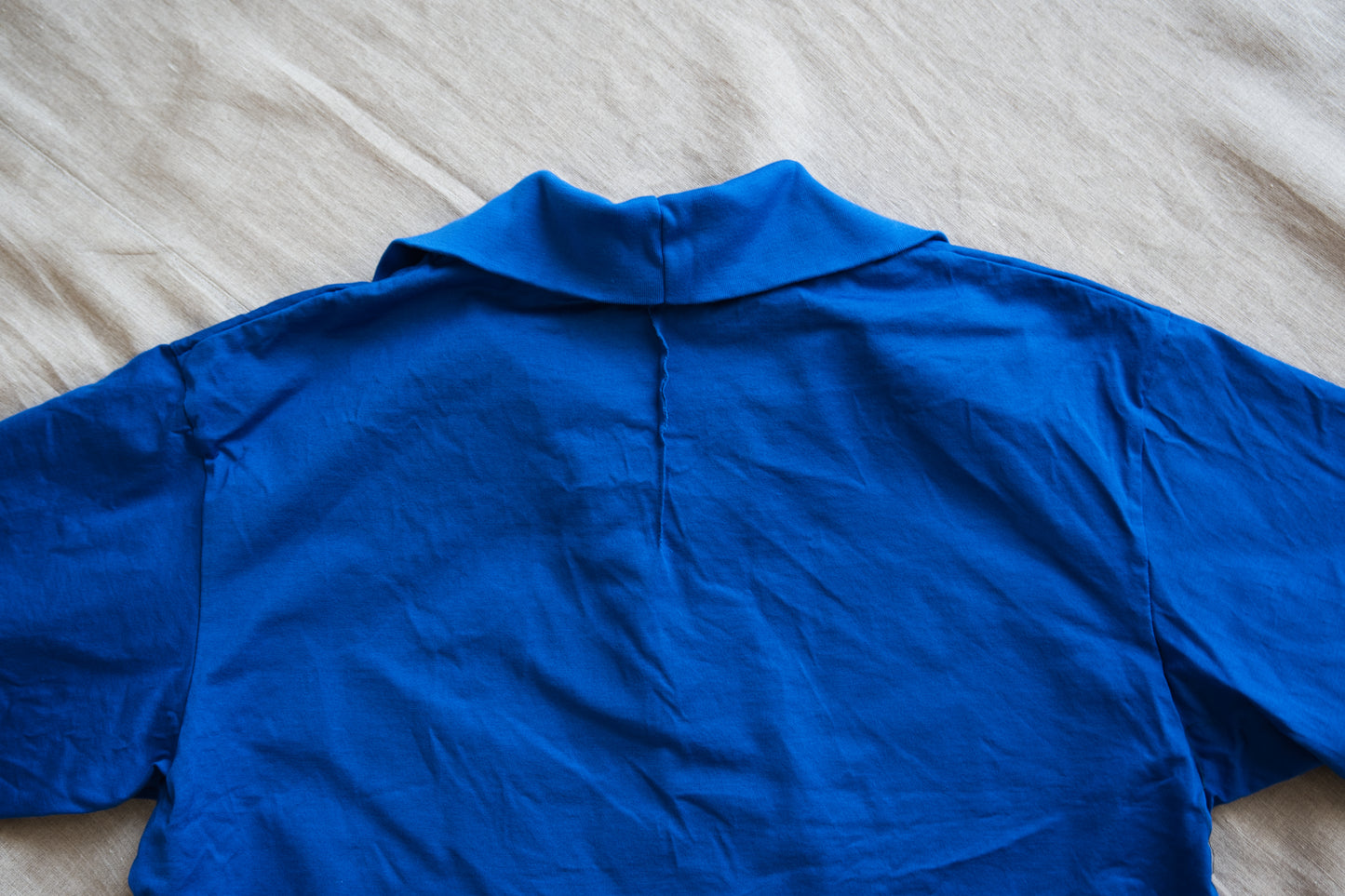 Prime Cotton V-neck Polo/Royal Blue