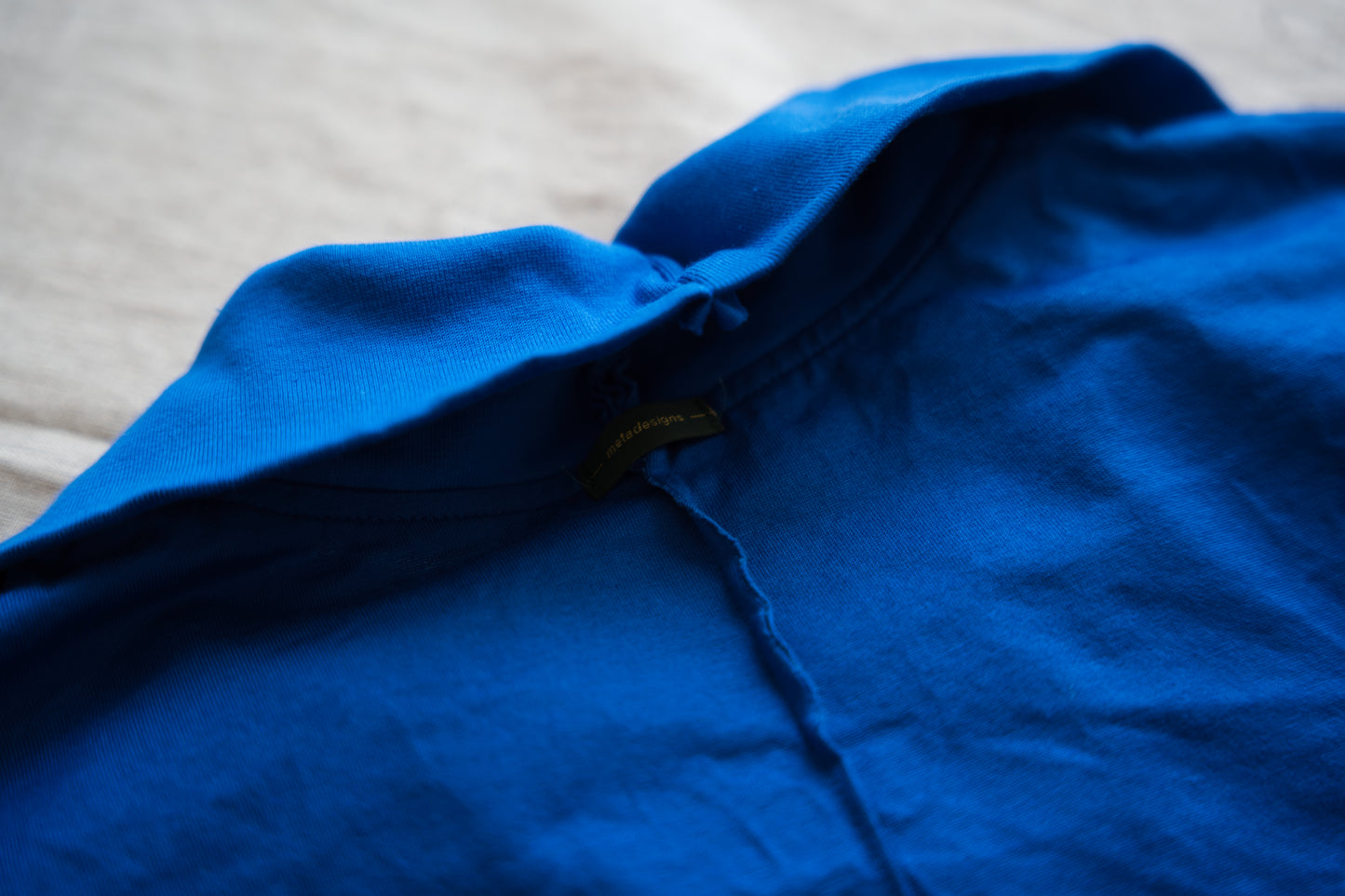 Prime Cotton V-neck Polo/Royal Blue
