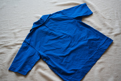 Prime Cotton V-neck Polo/Royal Blue