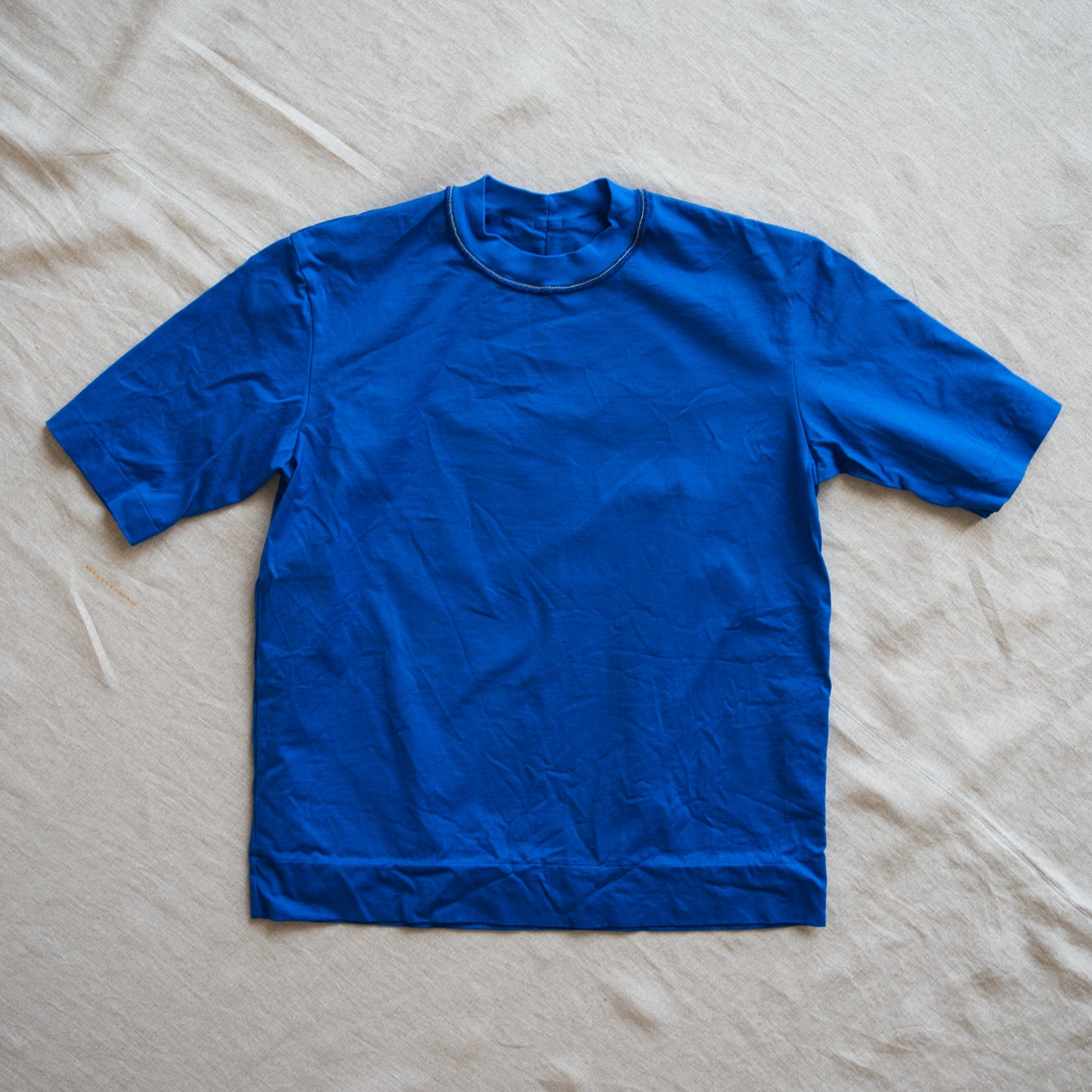 Prime Cotton Rim Regular T/Royal Blue