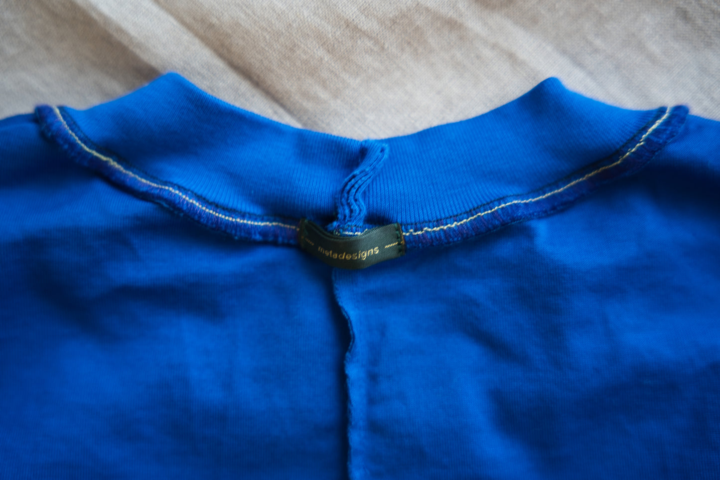 Prime Cotton Rim Regular T/Royal Blue
