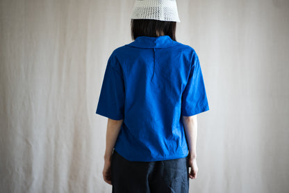 Prime Cotton V-neck Polo/Royal Blue