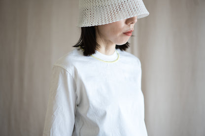 Prime Cotton Rim Regular T/White