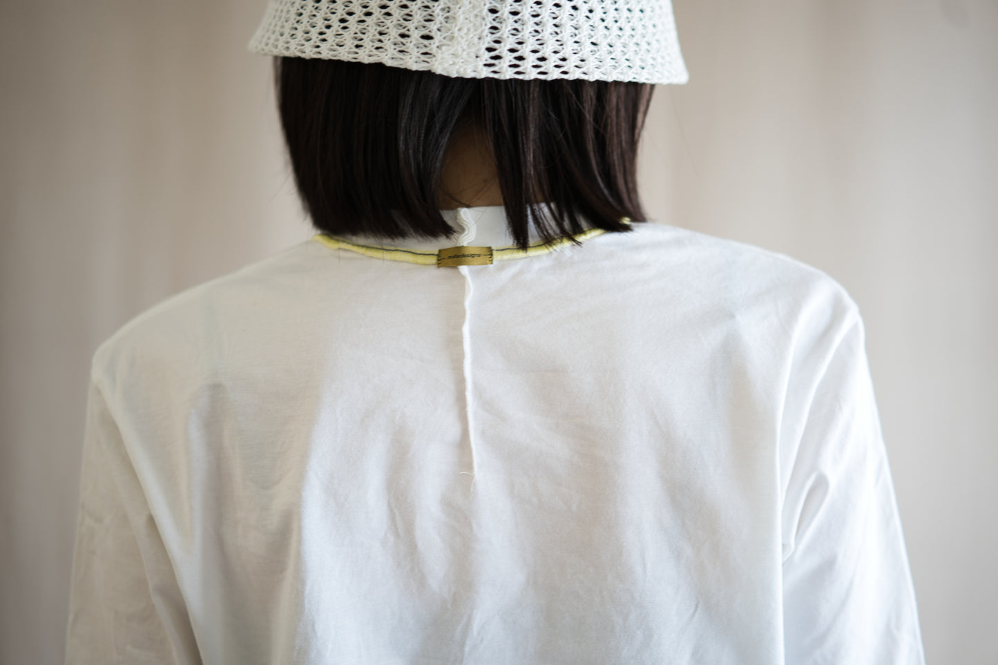 Prime Cotton Rim Regular T/White