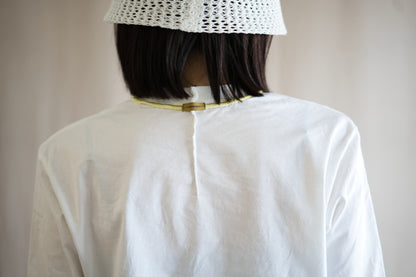 Prime Cotton Rim Regular T/White
