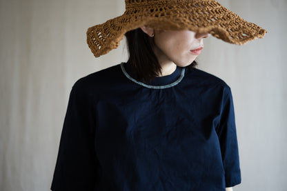 Prime Cotton Rim Regular T/Navy