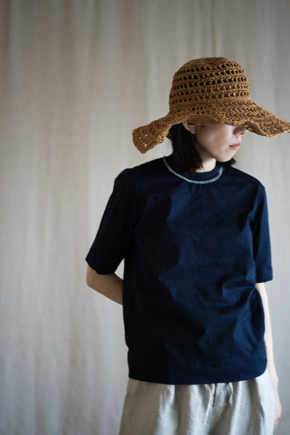Prime Cotton Rim Regular T/Navy